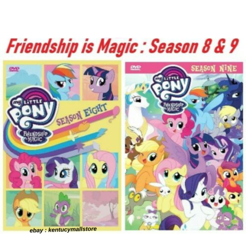 DVD My Little Pony:Friendship is Magic Season 8 & 9: Vol.1-26. End All Region  - Picture 1 of 6