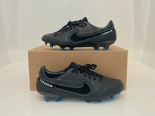 Sz 6 Men/7.5 Women- Nike Tiempo Legend 9 Elite FG Black Soccer Cleats CZ8482-001