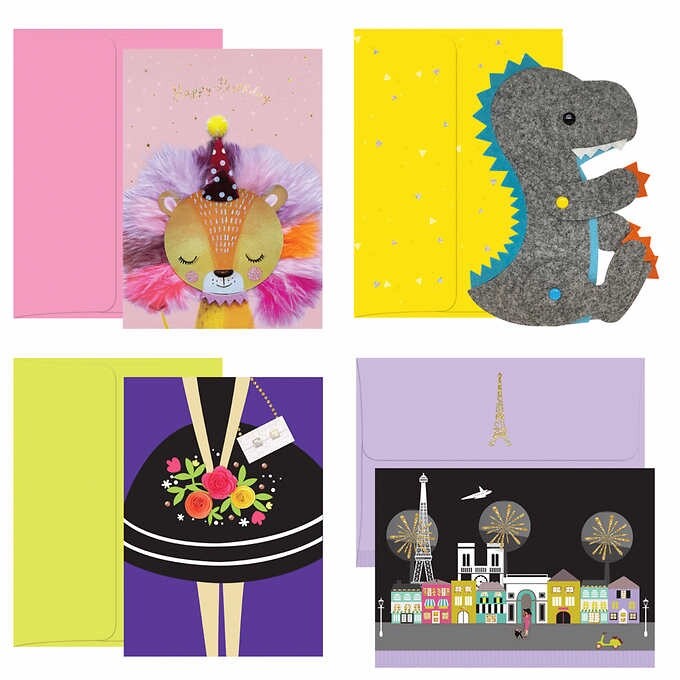 BURGOYNE Handmade All Occasion Greeting Card Collection, 25count, New