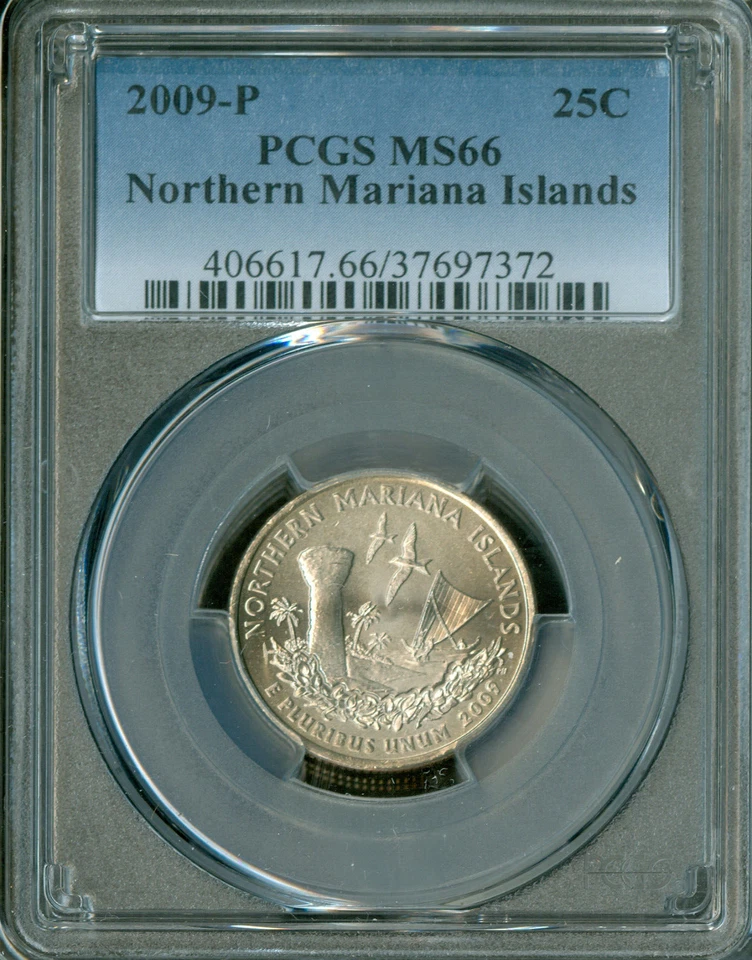 2009 P US VIRGIN ISLAND STATE QUARTER PCGS MS66 BUSINESS STRIKE   . - Image 3 of 4