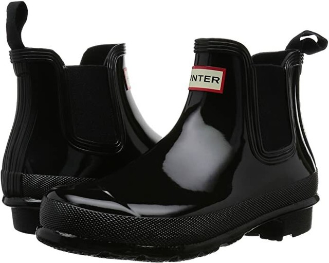 chelsea hunter boots black