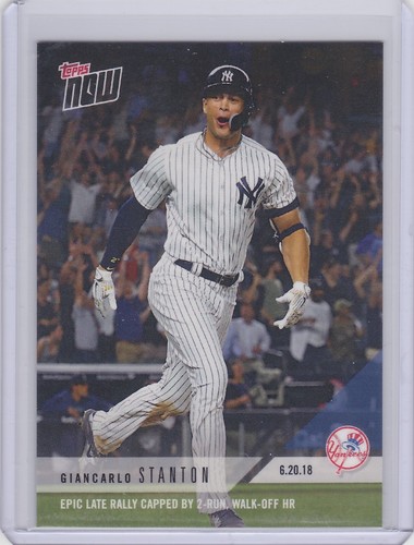 2018 Topps Now 349 Giancarlo Stanton