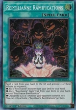 Yugioh! Reptilianne Ramifications - BODE-EN060 - Super Rare - 1st Edition Near M
