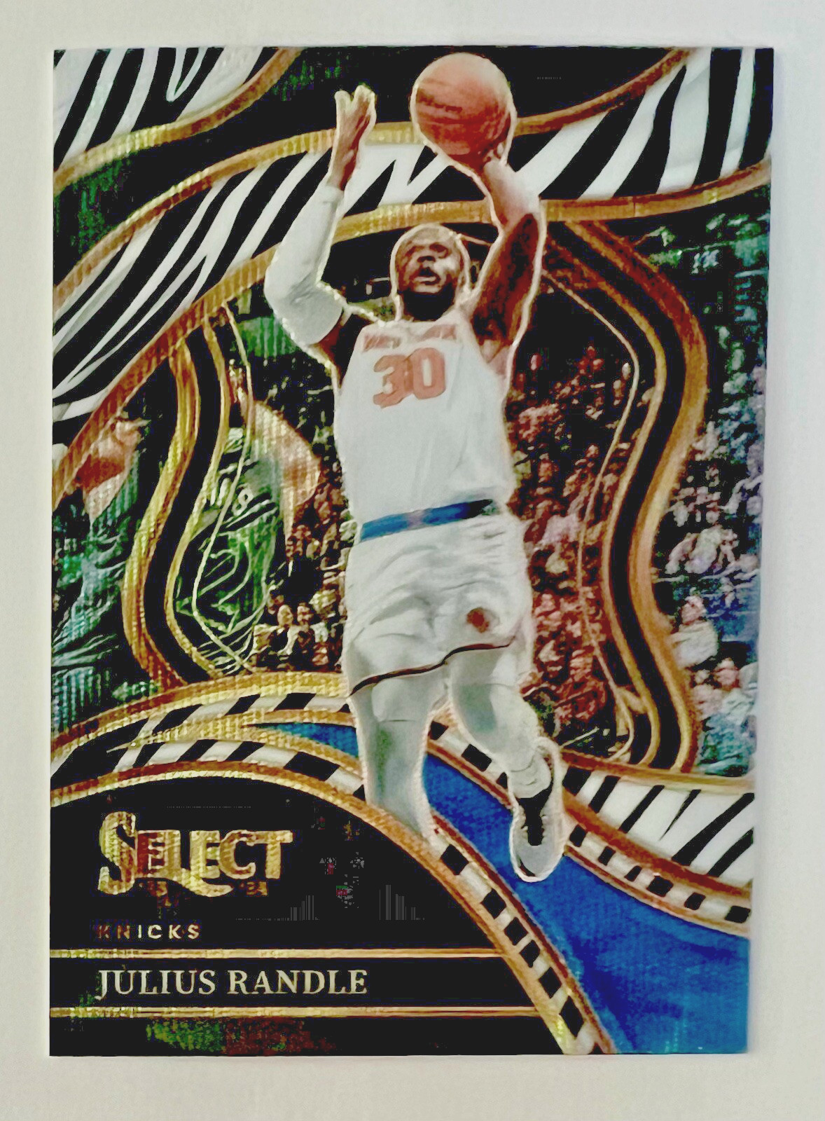 23-24 Select Julius Randle Courtside Zebra Stripe Prizm SSP