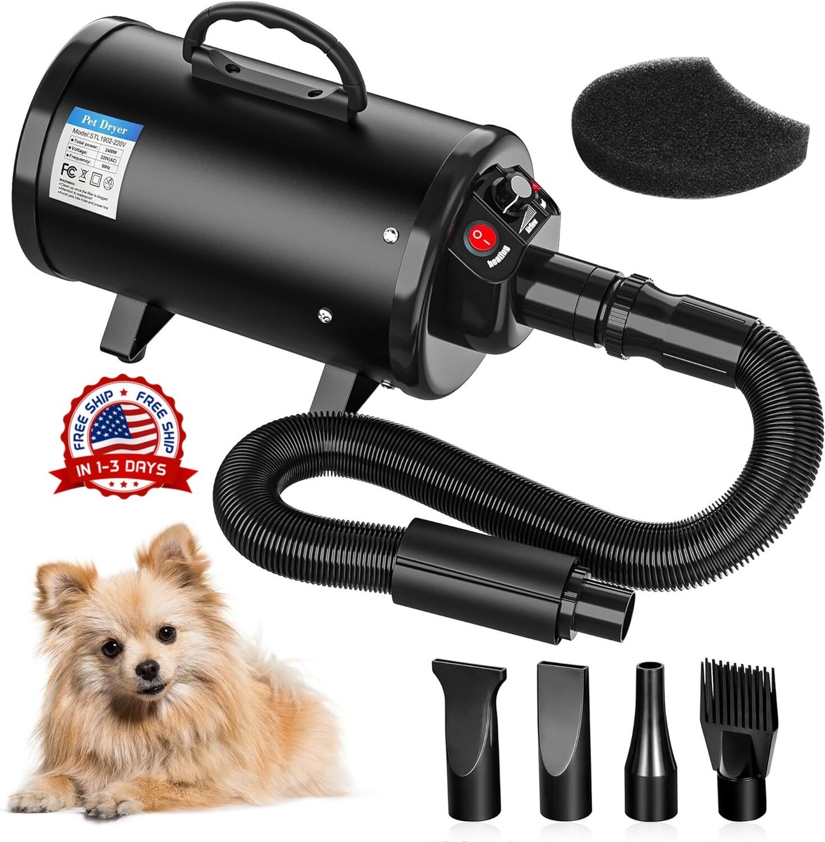 Gadnic Maquina De Pelo Perros Cortadora De Pelo Canina Gadnic Con