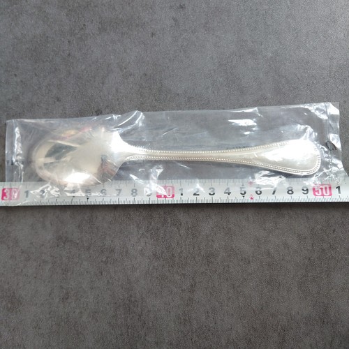 Christofle Perles Standard Spoon Unopened 6pcs Silverplate Flatware Brand New - Picture 20 of 20
