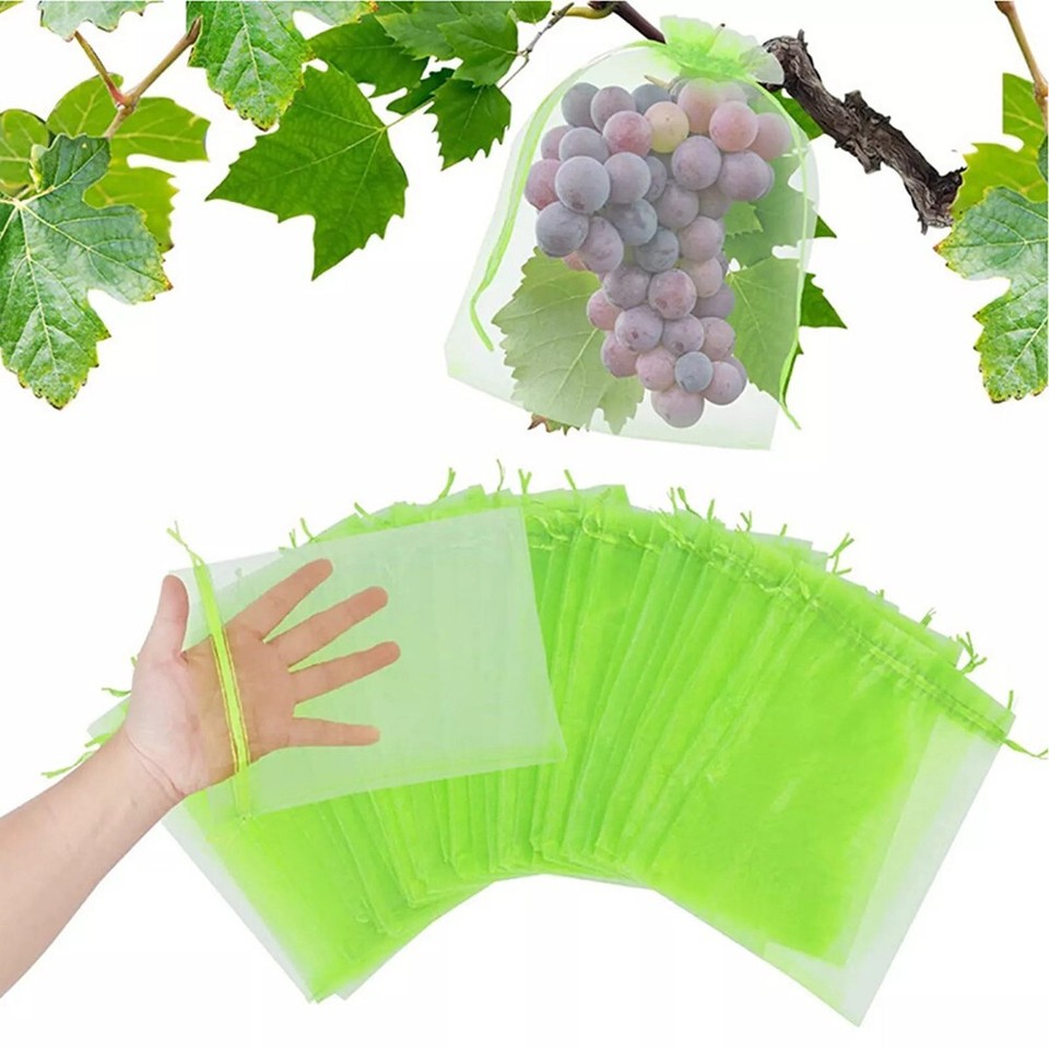 Convenient Drawstring Design Fruit Protective Bags for Outdoor
