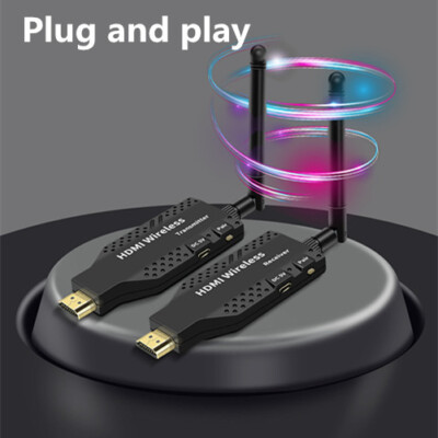 50m Wireless HDMI Extender Audio Video 1 Transmitter To 1 2 3 4Receiver PC To TV