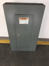 SQUARE D 100 AMP 208/120 VOLT 3 PHASE 30 CIRCUIT MAIN BREAKER PANEL..P-1110