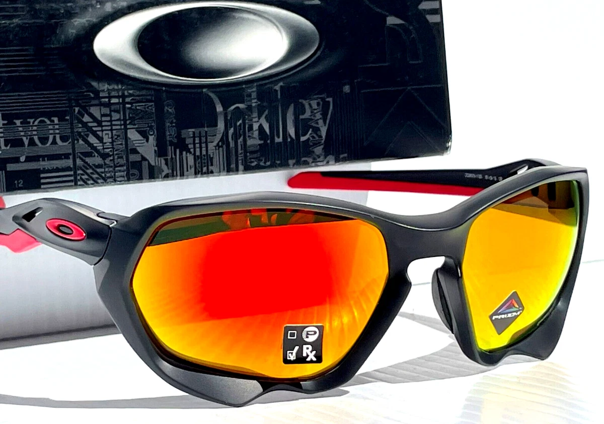 NEW Oakley PLAZMA Black Ink DUCATI Red w PRIZM Ruby Lens Sunglass 9019-11