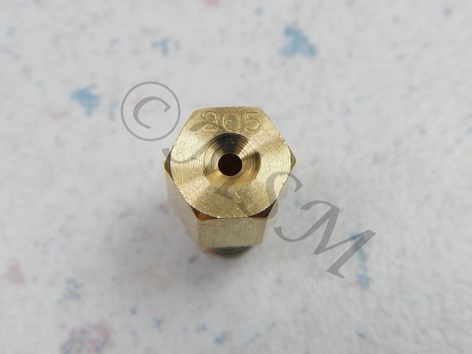 HONDA KAWASAKI 全新 K&L MIKUNI 汽化器 4/042 大号 HEX 主喷气机 #205 18-4430 — 第 3/4 张图片