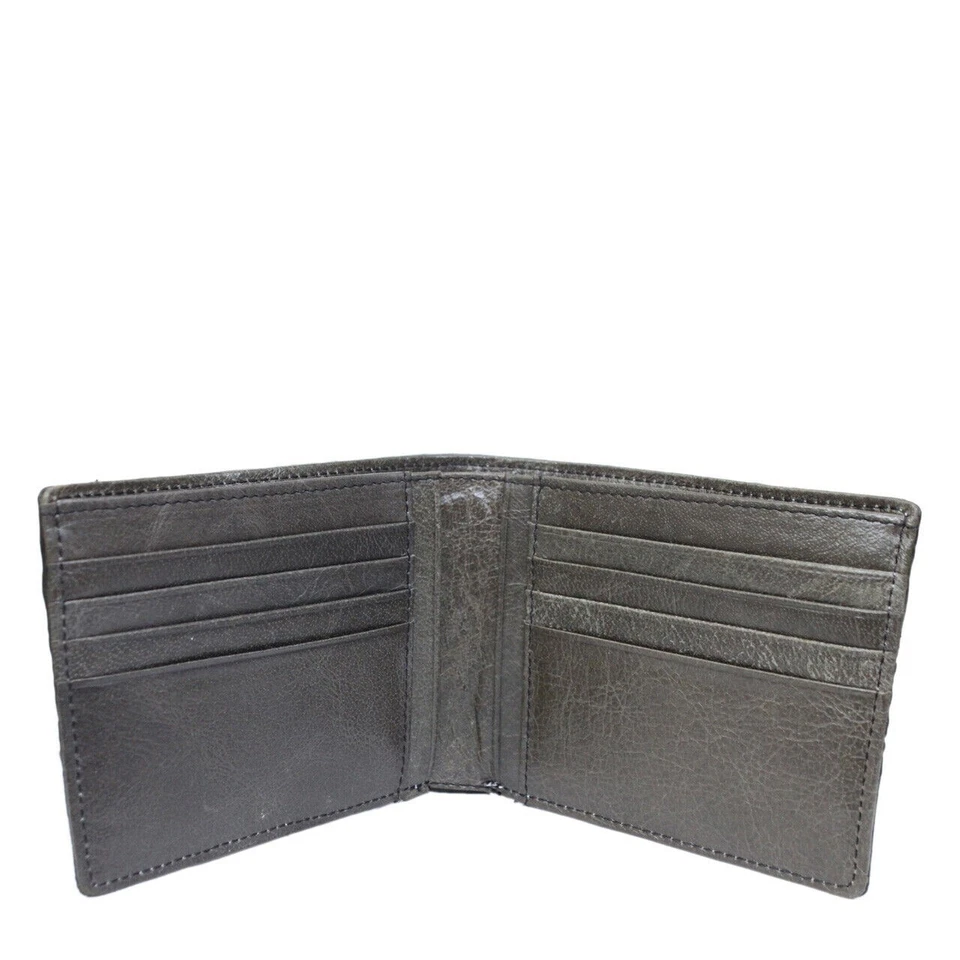 Unique Green Crocodile Leather Skin Bifold Wallet Men's - Image 4 of 4