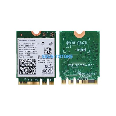 INTEL AX210NGW M.2 2230 2.4GBPS WIFI 6E 802.11AX BLUETOOTH 5.2 CARD G86C00080410