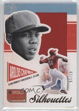 2013 America's Pastime Silhouettes Materials Gold 2/25 Aroldis Chapman #S-AC 0x5