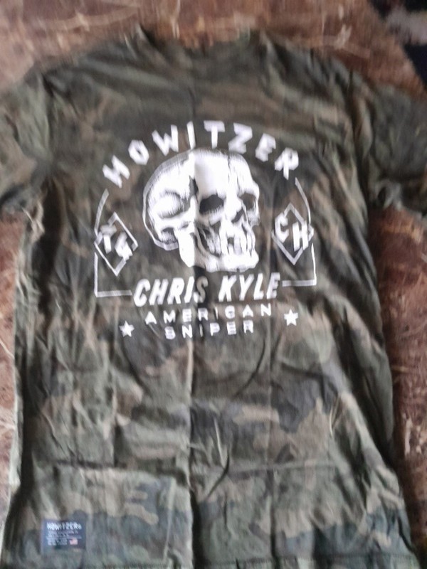 Howitzer Style Men's T-Shirt Chris Kyle Sniper Military Grunt MFG