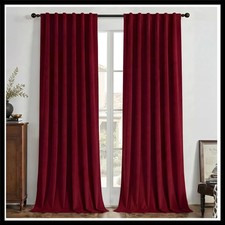 100 Blackout Curtains Velvet Black Out Curtain 84 Inch Drapes