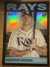 2025 Topps Archives Kameron Misner Black Foil Parallel Rookie Card #28