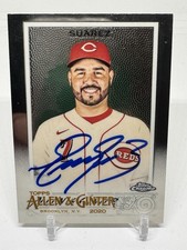 Eugenio Suarez Signed 2020 Topps Allen & Ginter  Chrome Cincinnati Reds #188