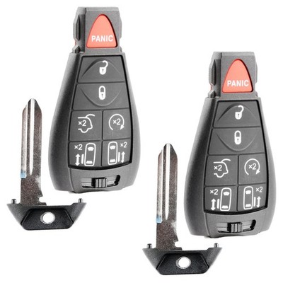 2 For 2012 2013 2014 Dodge Grand Caravan 7B Keyless Remote Start Van Key Fob