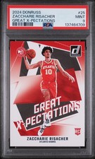 2024 PANINI DONRUSS GREAT X-PECTATIONS #25 ZACCHARIE RISACHER PSA 9