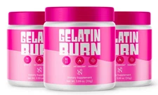 Gelatin Burn for Weight Loss Powder - GelatinBurn Trick to Help Appetite 3 Pack