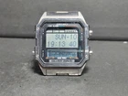 Rare Seiko Silver Wave Japan D409-5030 Digital Watch Vintage ' 80