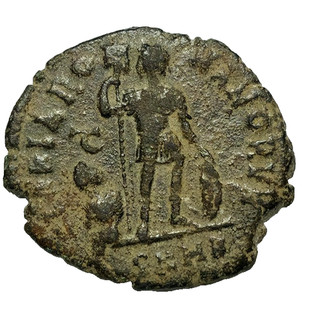 ANCIENT ROMAN AE COIN HONORIUS 395 401 (VALOR OF ARMY ) HERACLEA MINT 4GR 24MM
