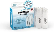 "4Pack ThermaCell Mosquito Repellent Fuel Cartridge Refills,48 Hours,15Ft Protec