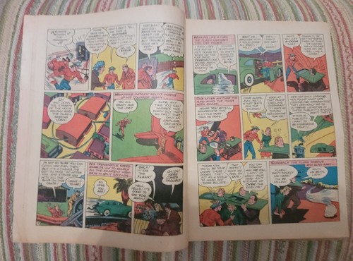Flash Comics #28 schöner unrestaurierter Golden Age Superheld Vintage DC Comic 1942 GD+ - Bild 9 von 17