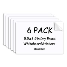 SVNOOC Multi-Use Dry Erase Board Dry Erase Small White Board for Classroom Of...