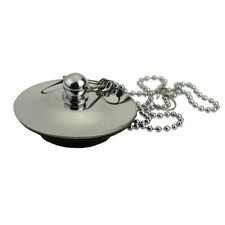 Bathroom Sink Plugs with Chain Kitchen Sink Drain Plugs Leakproof Bath Plugs