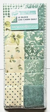 Maywood Studio Pods WELCOME HOME Bosworth Precut 12 Block Log Cabin Quilt 29x39