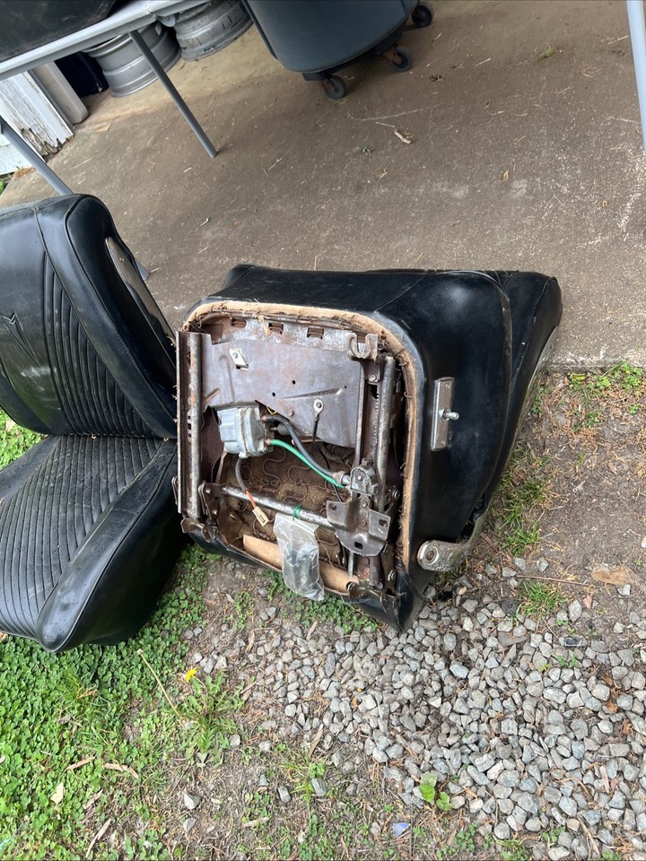 1965 Pontiac GTO power Bucket Seats and Convertible Back Seat rear seat ...