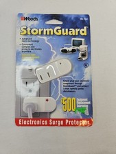 Woods STORM GUARD ELECTRONICS SURGE PROTECTOR- 7461-New/Old Stock