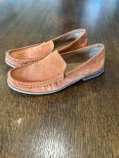 Franco Sarto Suede Loafer - Women  s 8 - Rust Color - Superb 