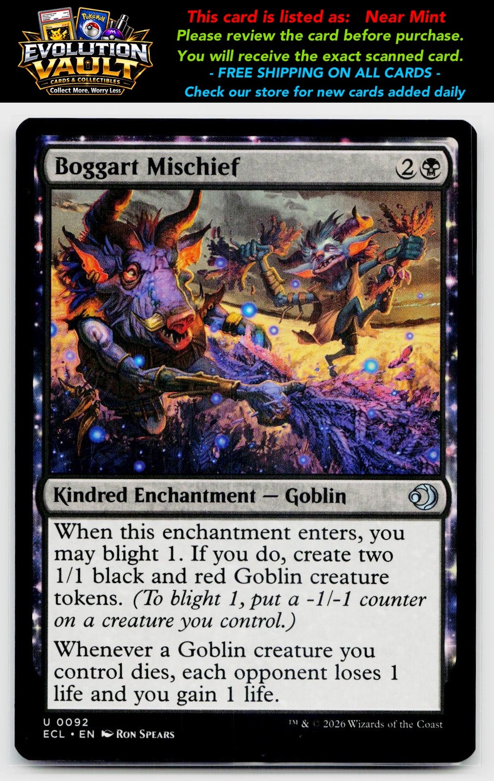 Lorwyn Eclipsed #92 Boggart Mischief