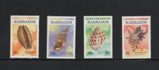 S6360 Barbados 1997 Vie Marine Coquillages 4v. MNH