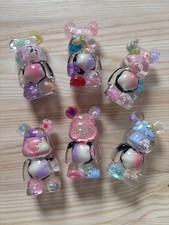 Funky Kids Room Teddy Bear Drawer Knobs With Resin Accessories Inside