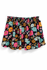 Jumping Beans Girls Floral Bubble Skirt Size 6 Multicolor Pull-On Cotton Twirl