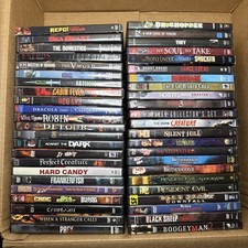 Bulk Lot Of 46 Horror DVDs No Duplicates 60 Films 