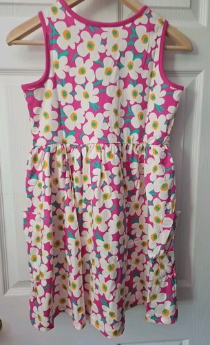 NWT HANNA ANDERSSON BOLD POPPY FLORAL PULLOVER BREEZY POCKET TANK DRESS 150 12 - Picture 3 of 6