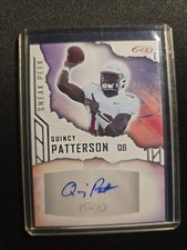 2023 SAGE Low Series - Sneak Peek Autographs Quincy Patterson #SPA-QP (AU, RC)