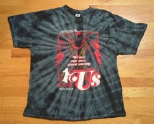 Jordan Peele US Movie Promo Graphic T Shirt Adult XL Horror Mystery Gray Tie Dye