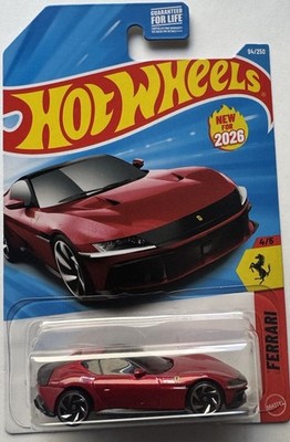 2026 Hot Wheels FERRARI 4/5 Ferrari 12Cilindri 94/250