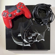 PS4 Darth Vader Battlefront Limited Edition Console + Red Controller & Cables