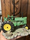 John Deere Tractor Farm Barn Scene Shade Table Lamp Vintage — photo 9