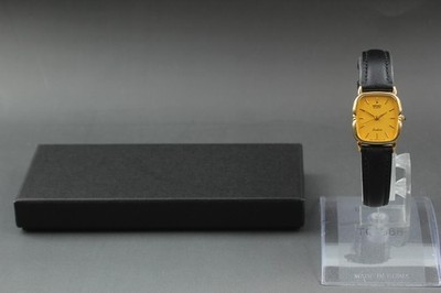 Vintage 1983 N MINT Seiko Exceline 1221-5250 GF Rectangle Qz