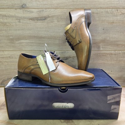 Dubarry Herren Derby Schuhe hellbraun Leder formell UK Größe 7 neu im Karton