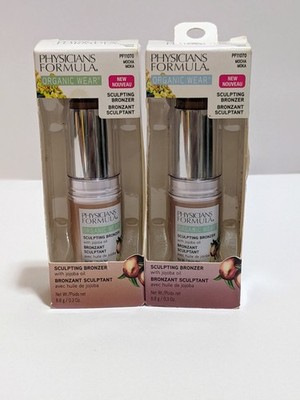 2 Pack Physicians Formula Organic Wear Sculpting Bronzer MOCHA Pf11070