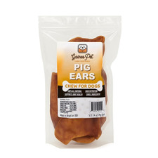 Gaines Pet Pig Ears for Dogs - 5 Pack, Thick Cut, All-Natural Whole Pack of 5
